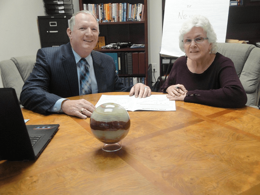 David And An Elderly Woman